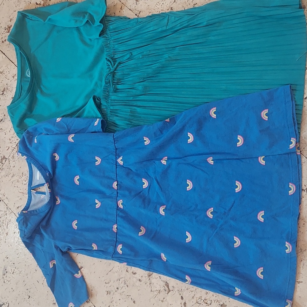 Old Navy & Wonder Nation lot of 2 girls dresses size 10/12  large